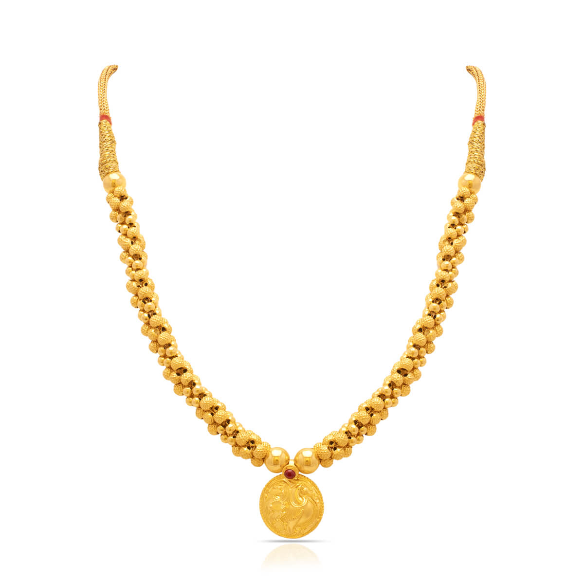 Gold Thushi Necklace | Art of Gold Jewellery, Coimbatore